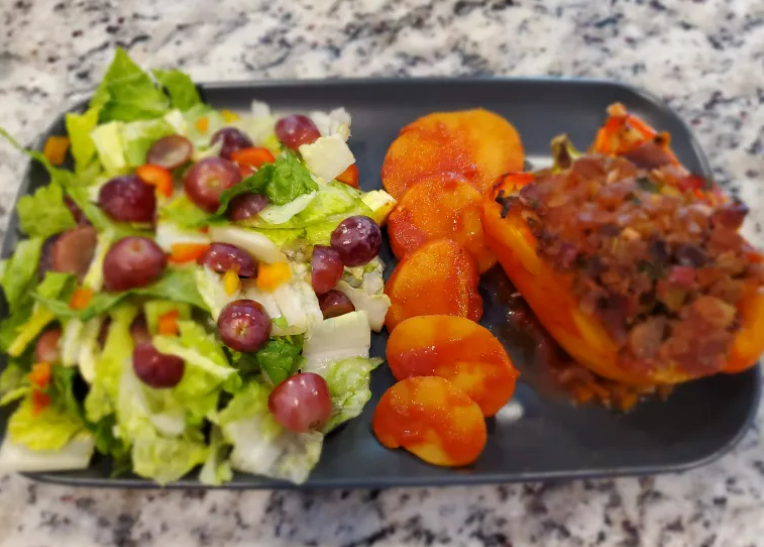 Italian Stuffed Peppers with Potatoes